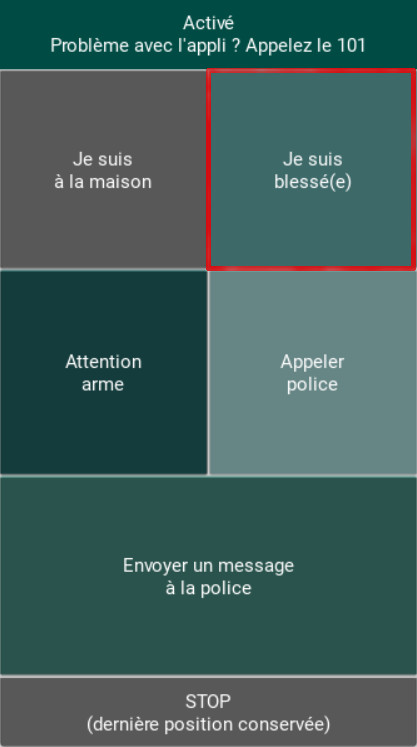 Je suis blessé(e)