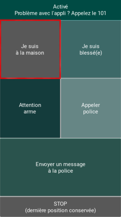 Je suis à la maison